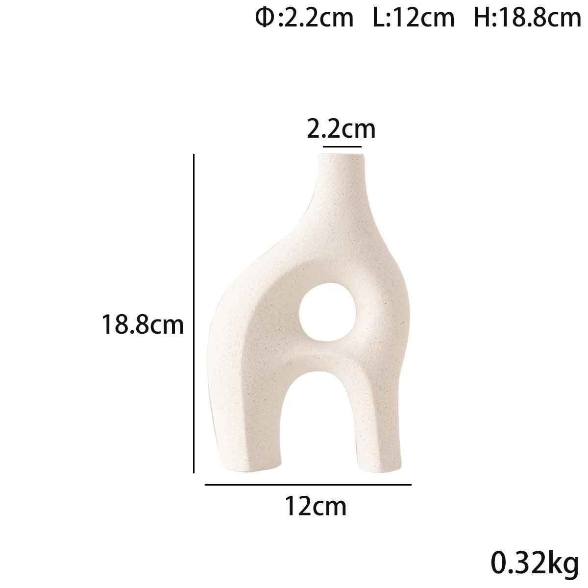 Special-shaped Creative Simple Ceramic Vase - Pacisia