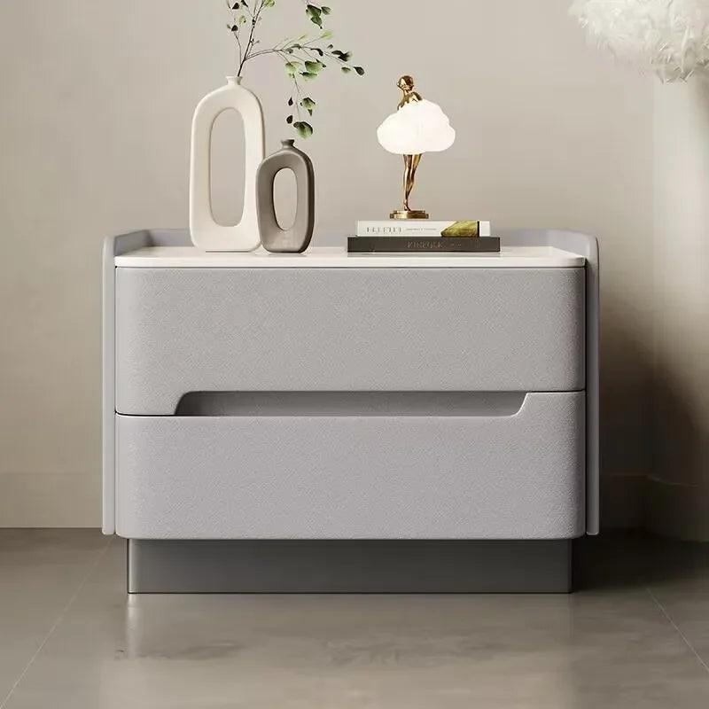 Storage Drawer Nightstand Nordic Bedroom Modern Home Luxury Bedside Table Minimalist Wood Mesitas De Noche Hotel Furniture - Pacisia