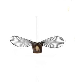 Straw Hat Shape Living Room Chandelier Simple Art - Pacisia