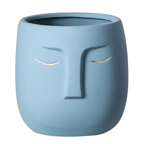 Ceramic Face Living Room Vase - Pacisia