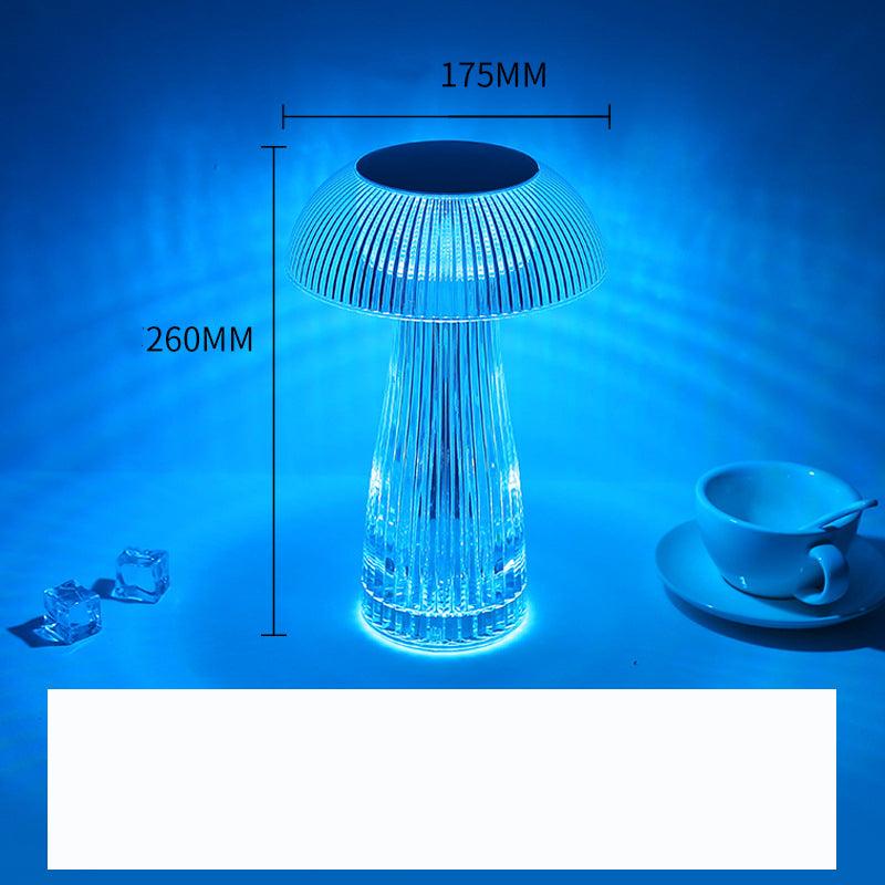 Creative Crystal Lamp Jellyfish Table Lamp Light Luxury Touch Decoration Home Decor - Pacisia