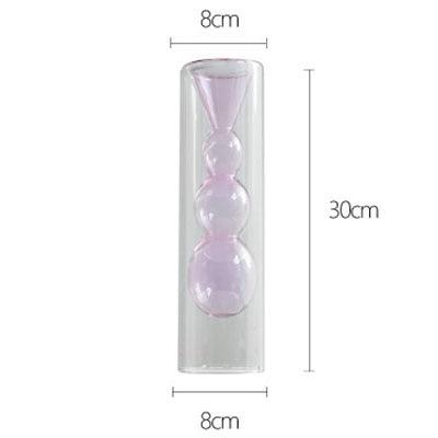 Test Tube Transparent Glass Vase Flower Arranging Device - Pacisia