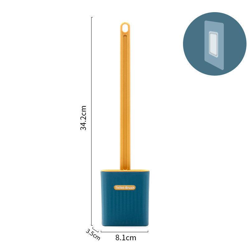 Toilet Brush Household Wall Mounted Without Dead Corner - Pacisia