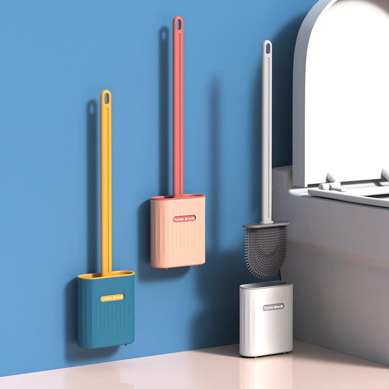 Toilet Brush Household Wall Mounted Without Dead Corner - Pacisia