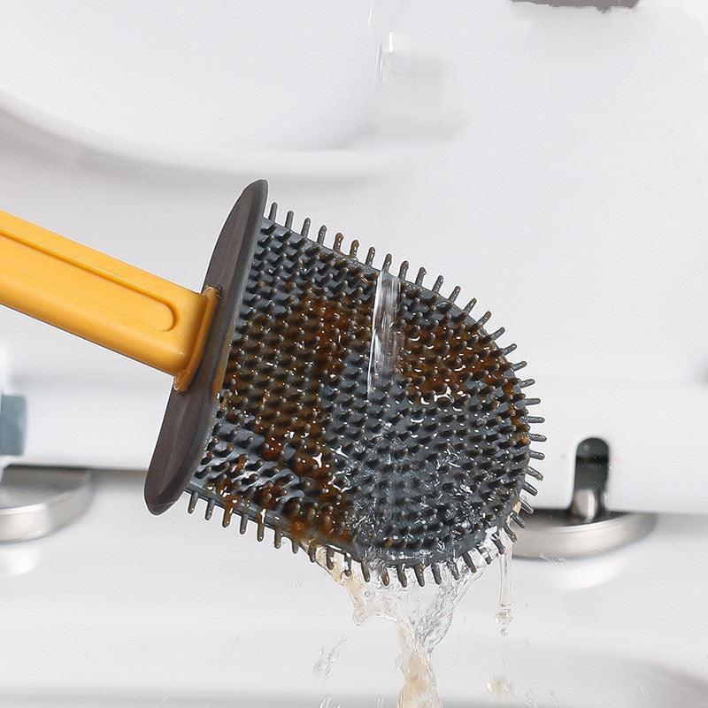 Toilet Brush Household Wall Mounted Without Dead Corner - Pacisia