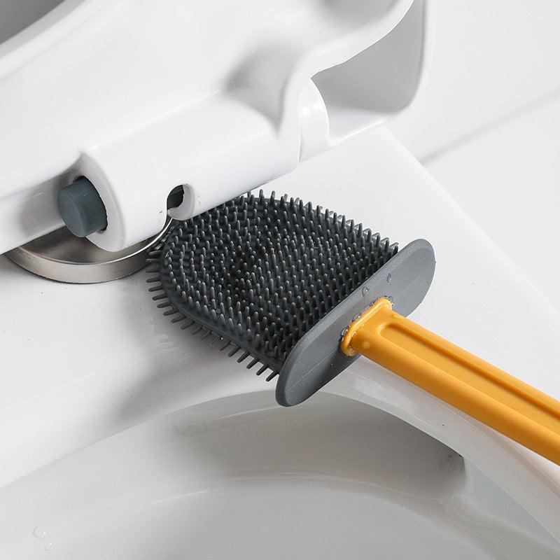 Toilet Brush Household Wall Mounted Without Dead Corner - Pacisia
