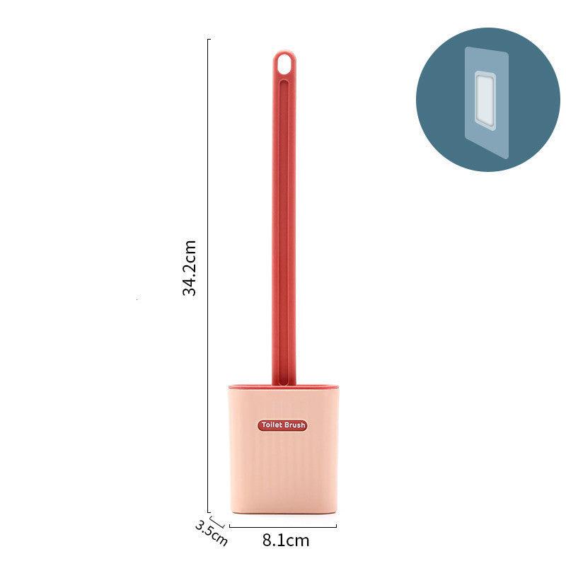 Toilet Brush Household Wall Mounted Without Dead Corner - Pacisia