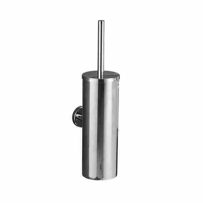 Toilet Brush Set Gold Vertical Black 304 Stainless Steel - Pacisia