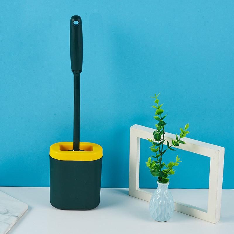 Toilet Brush With Long Handle And Soft Bristles Toilet Cleaning Brush Set - Pacisia