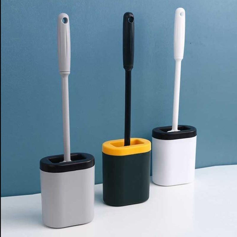 Toilet Brush With Long Handle And Soft Bristles Toilet Cleaning Brush Set - Pacisia