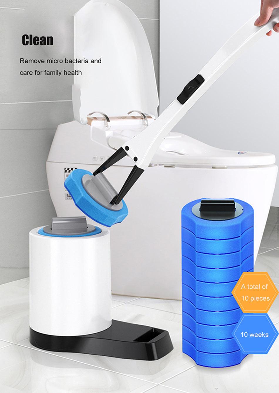 Toilet Brush Without Dead Angle Cleaning Toilet Brush Disposable Household Long Handle Cleaner Tool Bathroom Accessories - Pacisia