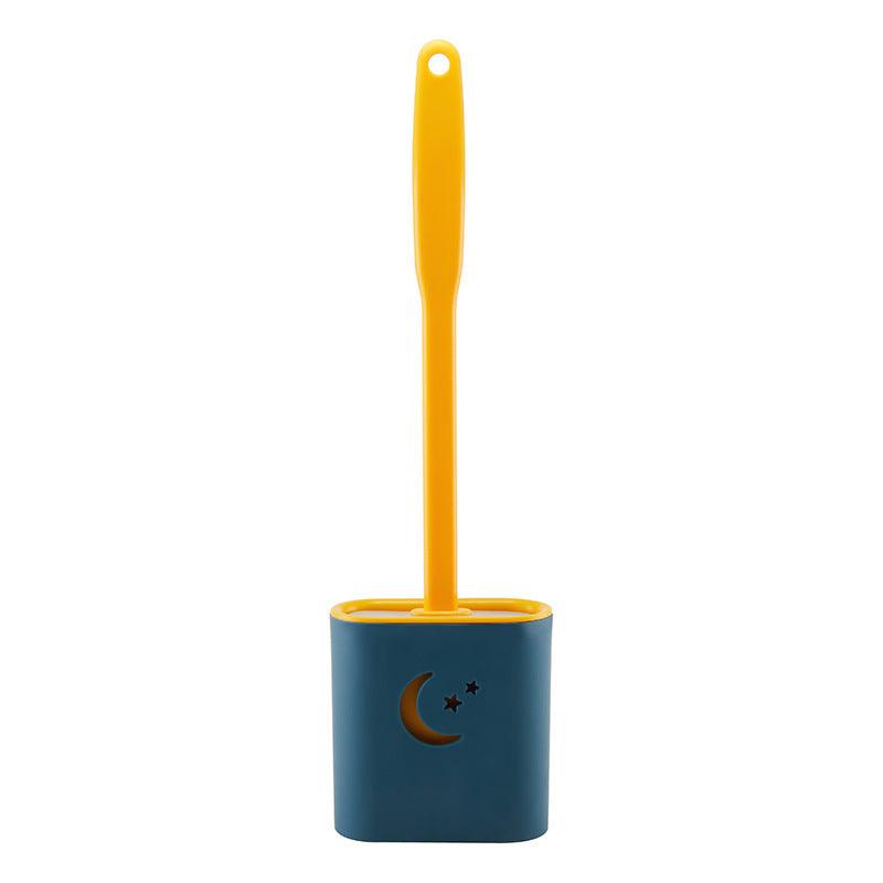 Toilet Soft Glue Dead Corner Cleaning Toilet Gap Long Handle Toilet Toilet Brush - Pacisia