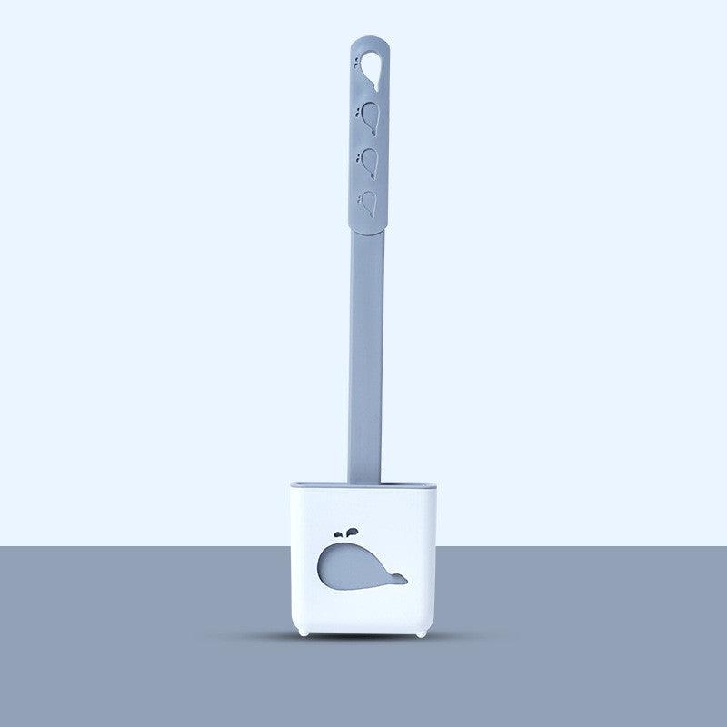 Toilet Soft Glue Dead Corner Cleaning Toilet Gap Long Handle Toilet Toilet Brush - Pacisia