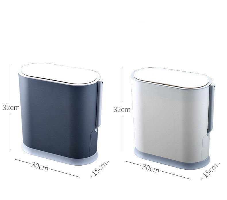 Toilet Toilet Brush Electric Smart Trash Can With Lid Sensor Waterproof - Pacisia