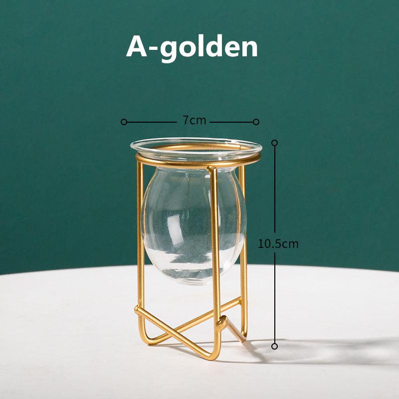 Transparent Glass Vase Home Desktop Decoration - Pacisia