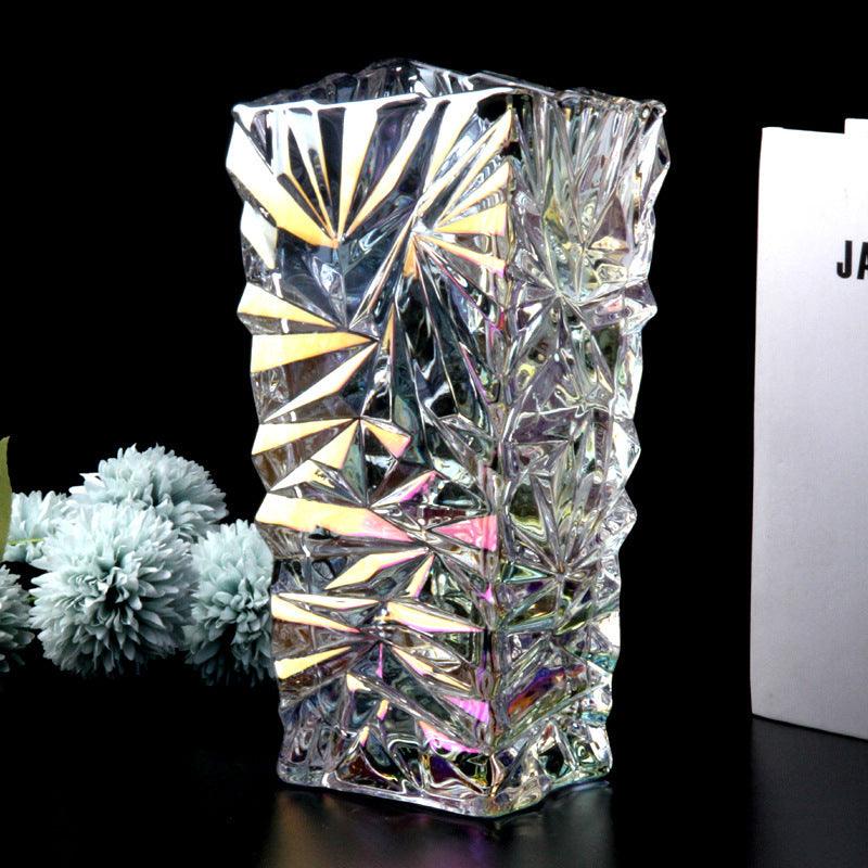 Transparent Glass Vase Living Room Decoration - Pacisia