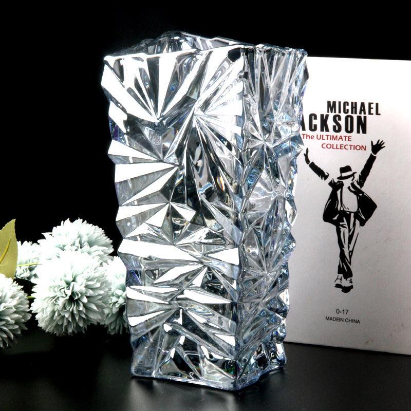 Transparent Glass Vase Living Room Decoration - Pacisia