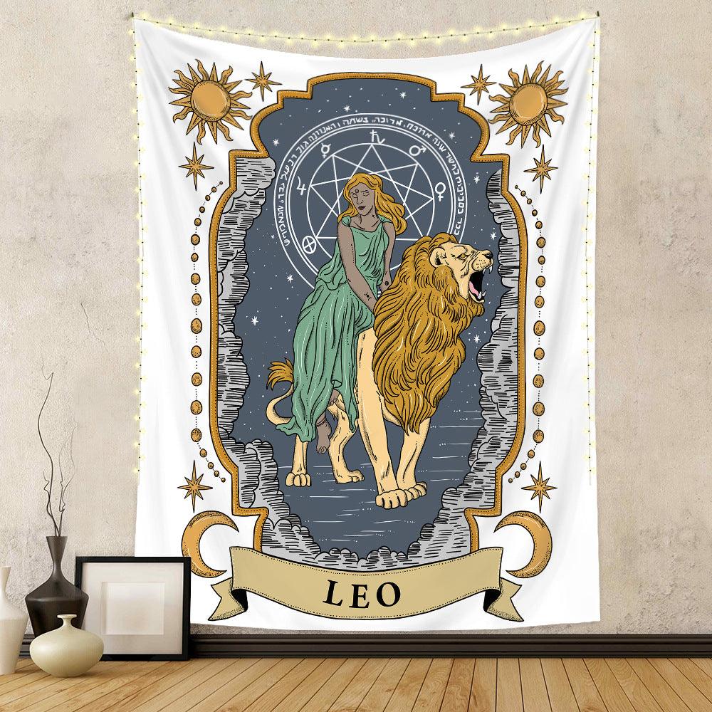 Twelve Constellation Tapestry Skull Tapestry Tarot Tapestry - Pacisia
