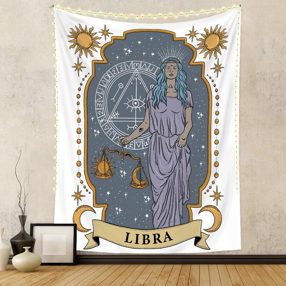 Twelve Constellation Tapestry Skull Tapestry Tarot Tapestry - Pacisia