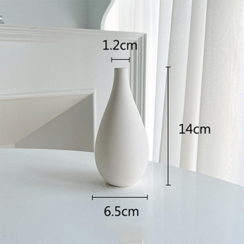 Unburnt Ceramic Small Vase Homestay Art Decoration Dried Flower Decoration - Pacisia