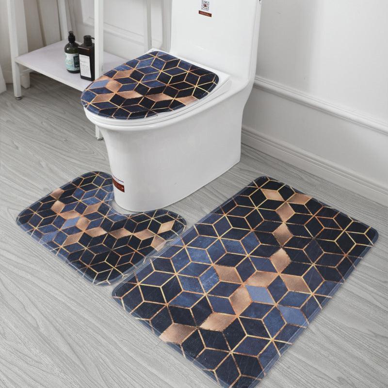 Underwater World 3d Printed Toilet Floor Mat Carpet - Pacisia