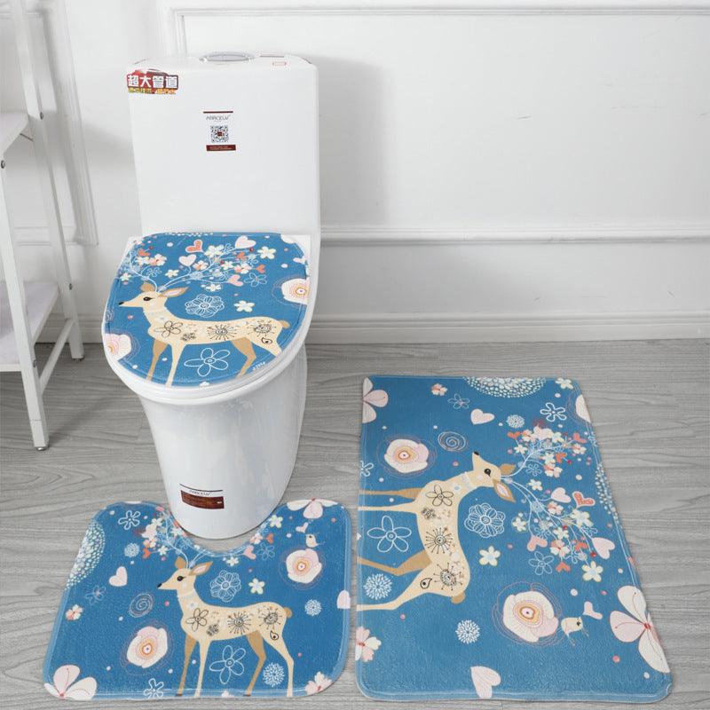 Underwater World 3d Printed Toilet Floor Mat Carpet - Pacisia