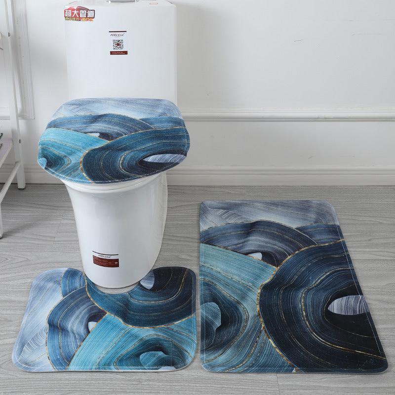 Underwater World 3d Printed Toilet Floor Mat Carpet - Pacisia