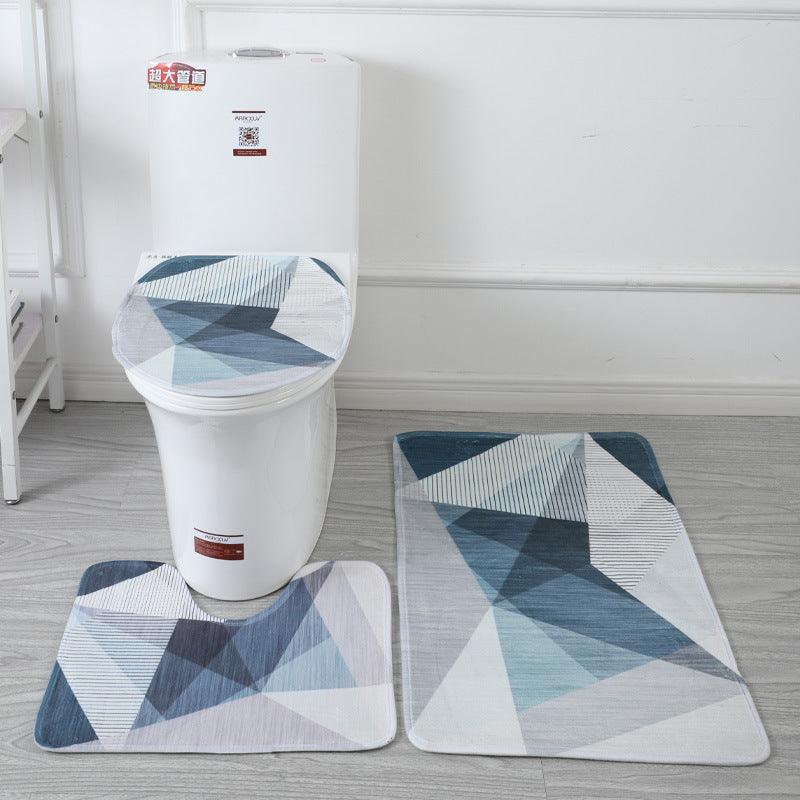 Underwater World 3d Printed Toilet Floor Mat Carpet - Pacisia