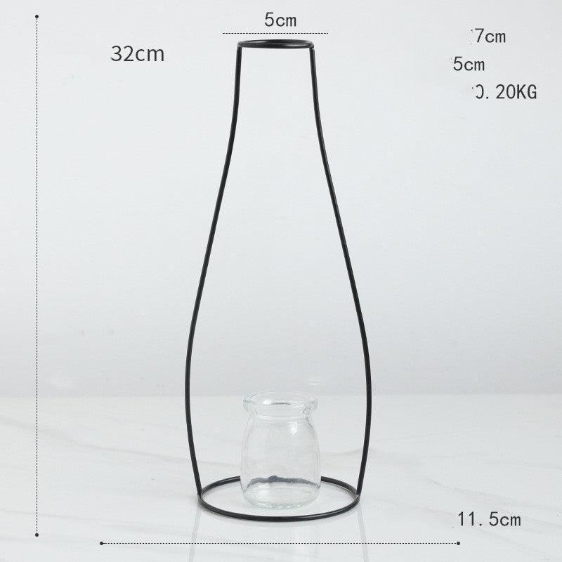 Vase Decoration Geometry Free Combination Transparent Glass Hydroponicsl - Pacisia