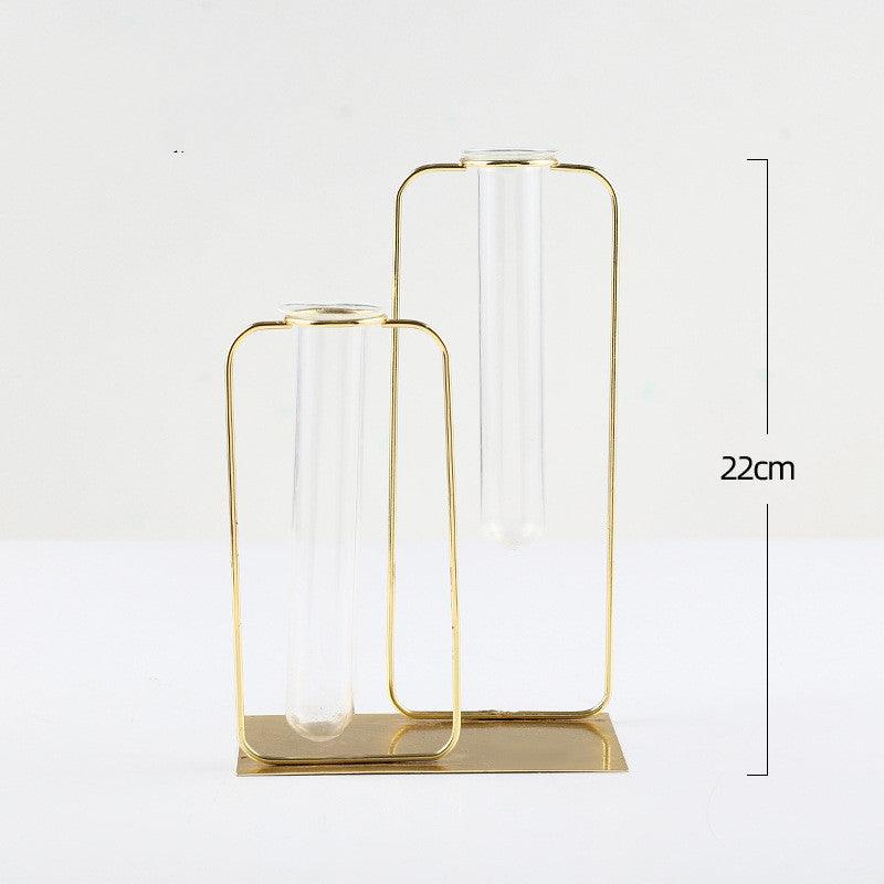Vase Decoration Geometry Free Combination Transparent Glass Hydroponicsl - Pacisia