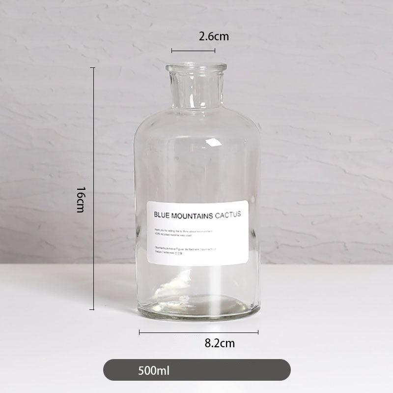 Vase home floral decoration ornaments hydroponic plant bottle - Pacisia