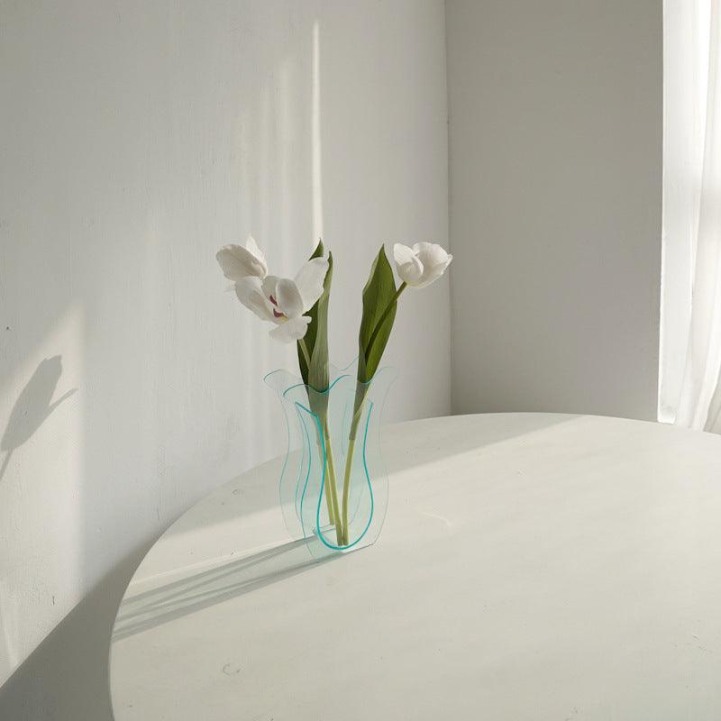 Vase Living Room Decoration Tulip Flower Arrangement - Pacisia