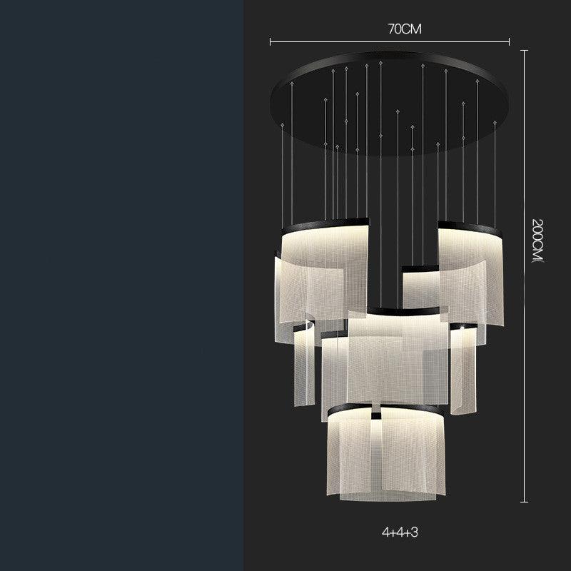 Villa Duplex Large Chandelier Living Room - Pacisia