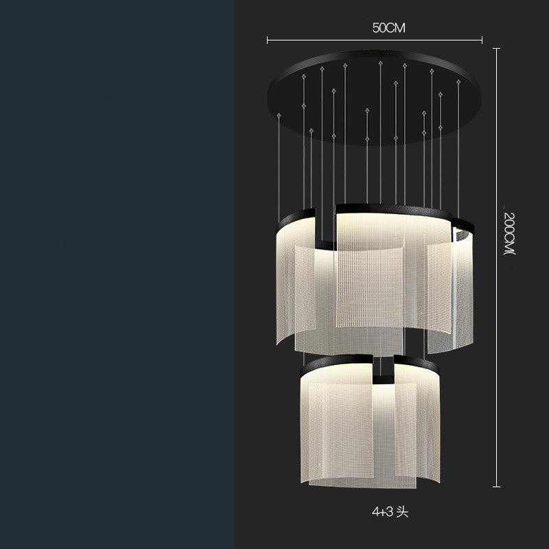 Villa Duplex Large Chandelier Living Room - Pacisia