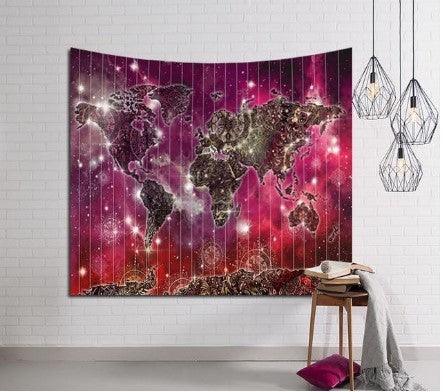 Wall decoration net red layout room bedroom hang cloth dormitory Nordic wind tapestry - Pacisia