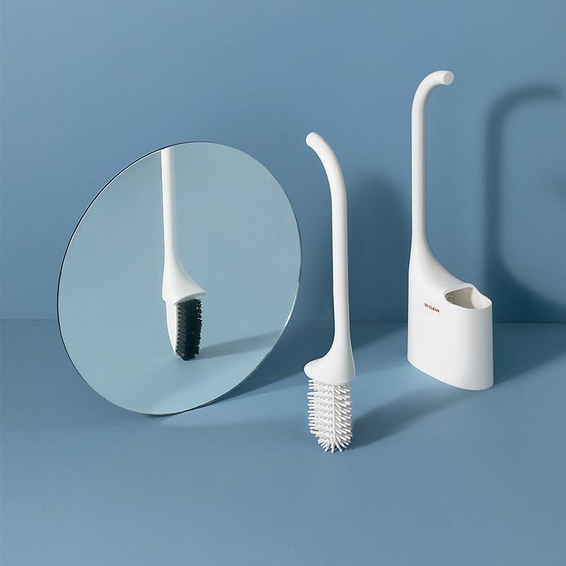 Wall-mounted Mirrored Toilet Brush Set - Pacisia
