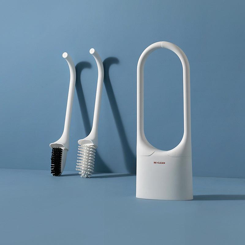 Wall-mounted Mirrored Toilet Brush Set - Pacisia