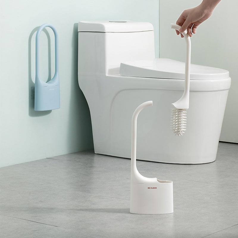 Wall-mounted Mirrored Toilet Brush Set - Pacisia