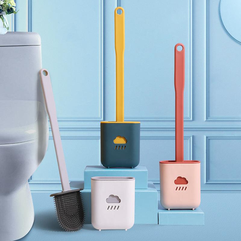 Wall-Mounted Silicone Toilet Brush Tool - Pacisia