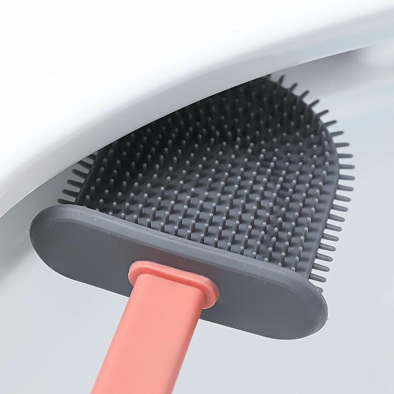 Wall-Mounted Silicone Toilet Brush Tool - Pacisia