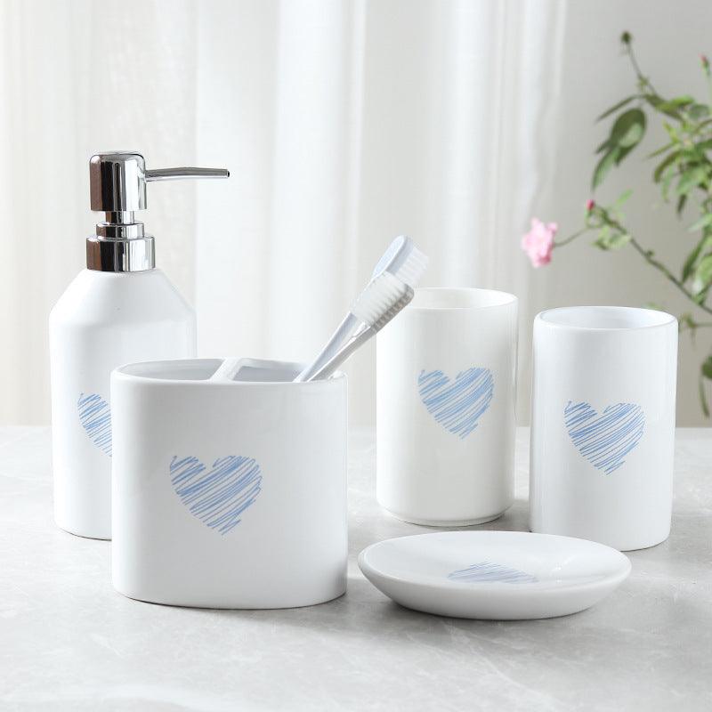 Wash Cup Set, Mouth Cup Set, Ceramic - Pacisia