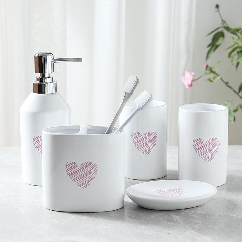 Wash Cup Set, Mouth Cup Set, Ceramic - Pacisia