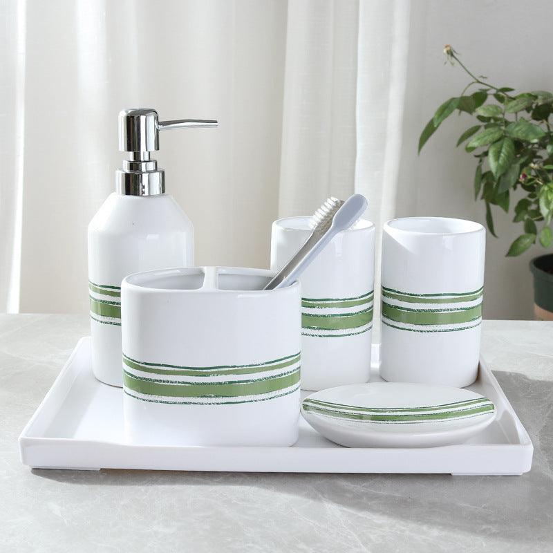 Wash Cup Set, Mouth Cup Set, Ceramic - Pacisia