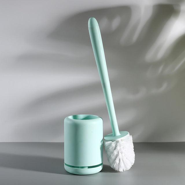 Water-free Wall-mounted Nordic Silicone Toilet Brush Set - Pacisia