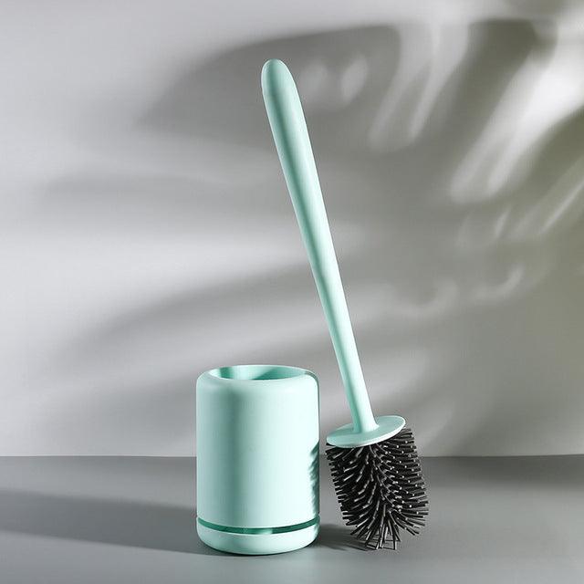 Water-free Wall-mounted Nordic Silicone Toilet Brush Set - Pacisia