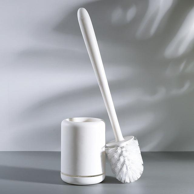 Water-free Wall-mounted Nordic Silicone Toilet Brush Set - Pacisia
