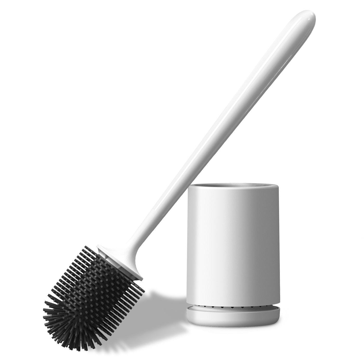 Water-free Wall-mounted Nordic Silicone Toilet Brush Set - Pacisia
