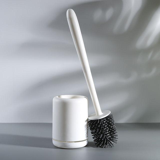 Water-free Wall-mounted Nordic Silicone Toilet Brush Set - Pacisia