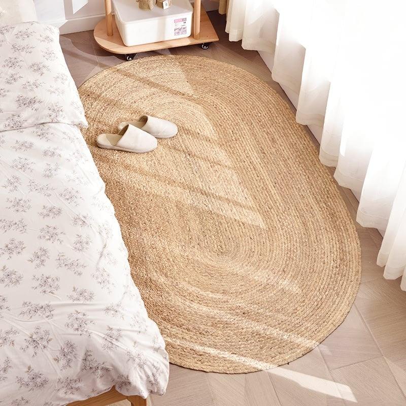 Water Reed Hand-woven Straw Oval Carpet - Pacisia