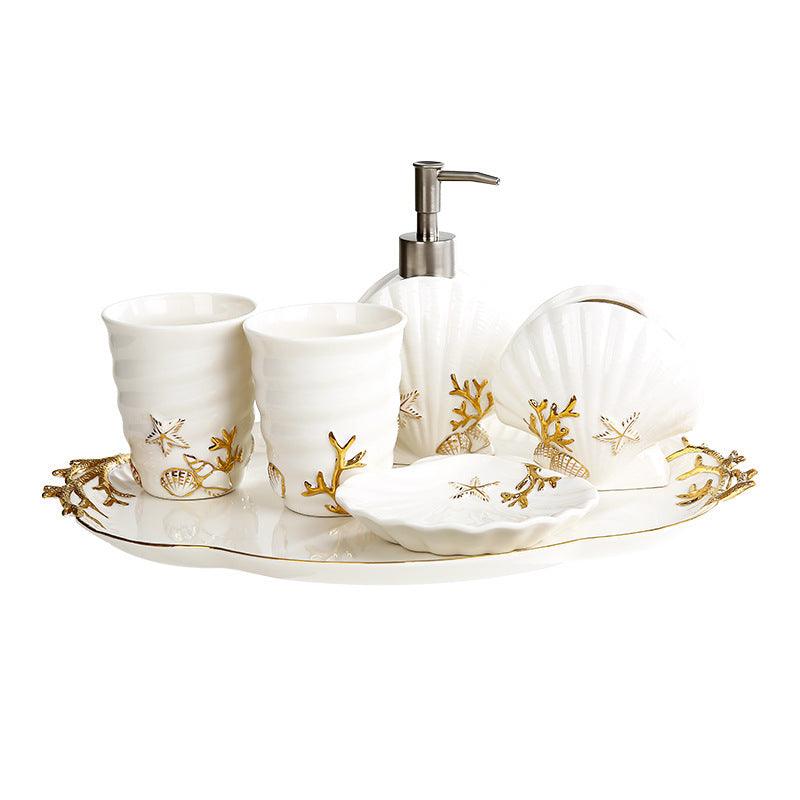 Wedding Gift Five-piece Set Of European Style Bathroom - Pacisia